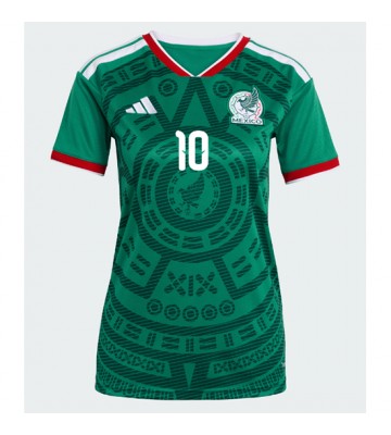 Mexico Alexis Vega #10 Hjemmebanetrøje Dame VM 2026 Kortærmet